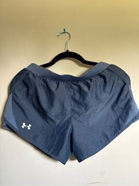 Under Armour Women's Navy Performance Running Shorts